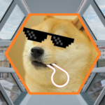 dog meme with sunglasses