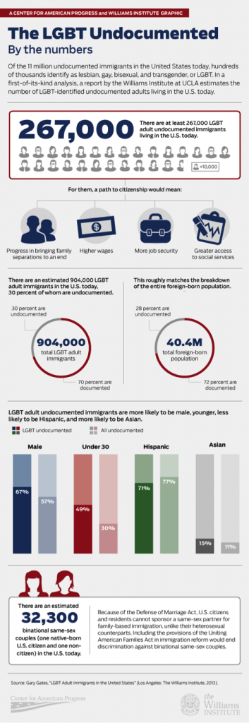 Figure 2. The LGBT Undocumented by the Numbers . Source: Center for American Progress and the Williams Institute (2013)
