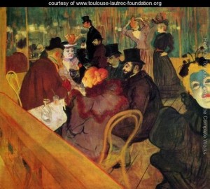 At The Moulin Rouge, Henri de Toulouse-Lautrec