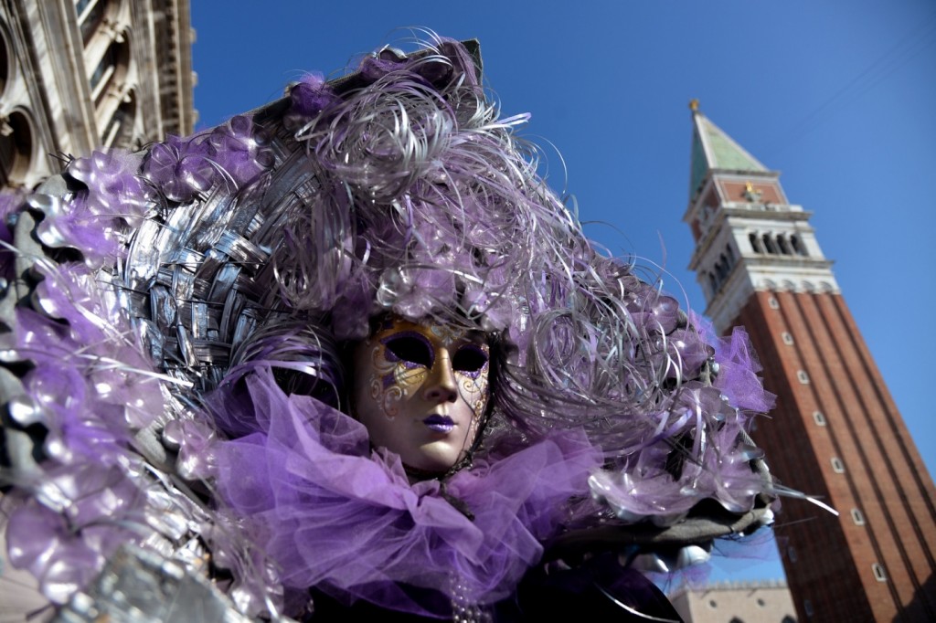 Feb. 9, Carnevale in Venice, Italy; via the Guardian, (VINCENZO PINTO/AFP/Getty Images)