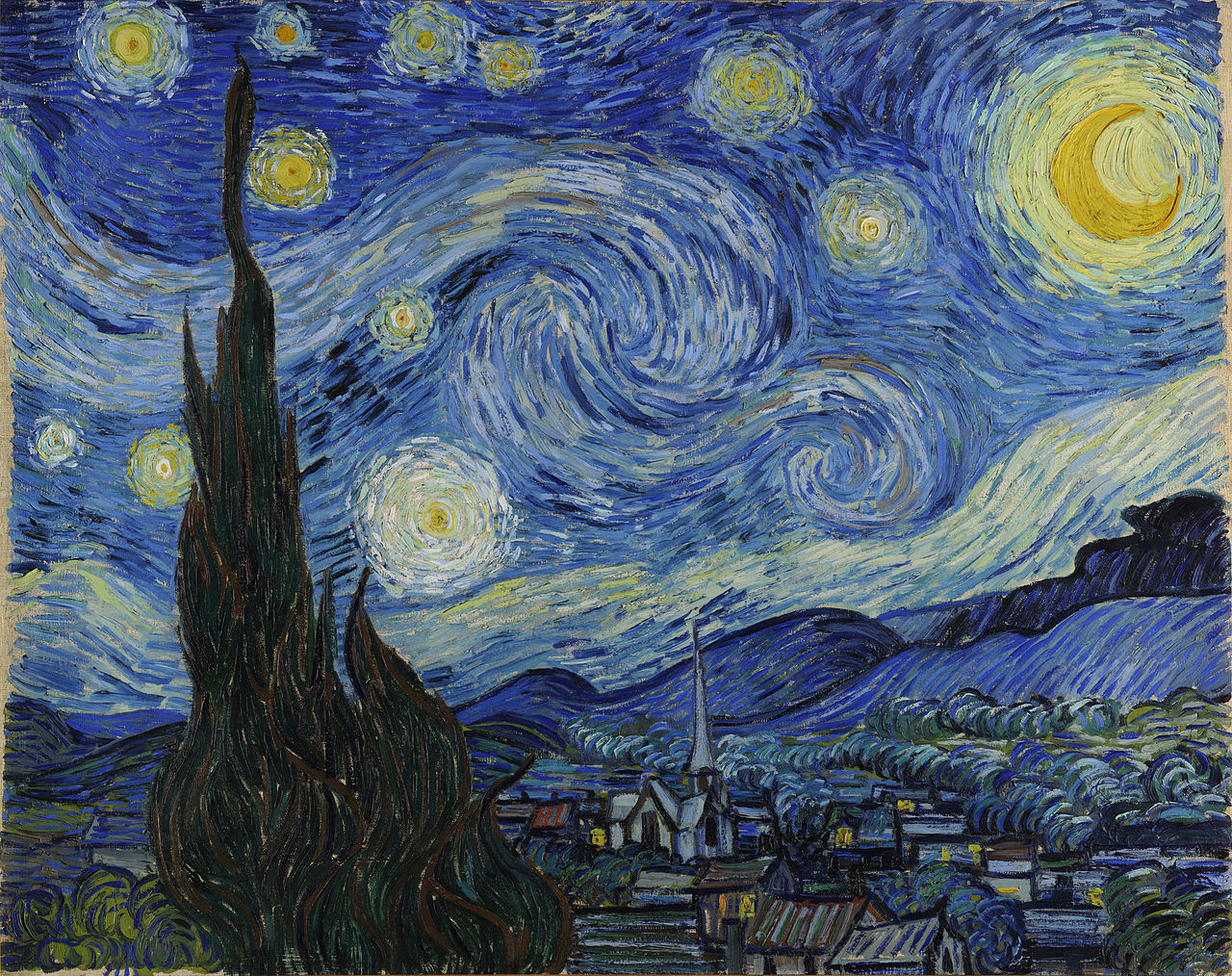 "Starry Night" By Vincent Van Gogh Source: Wikipedia