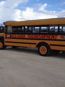 US-Cuba Friendshipment Bus