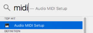 searching for Midi