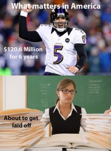 Football vs. Teaching