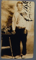 Martín Ramírez, late 1920s, photo courtesy of the Estate of Martín Ramírez