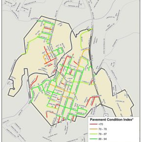 Village of Wappingers Falls Pavement Condition Index Map