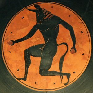 Greek depiction of the Minotaur.