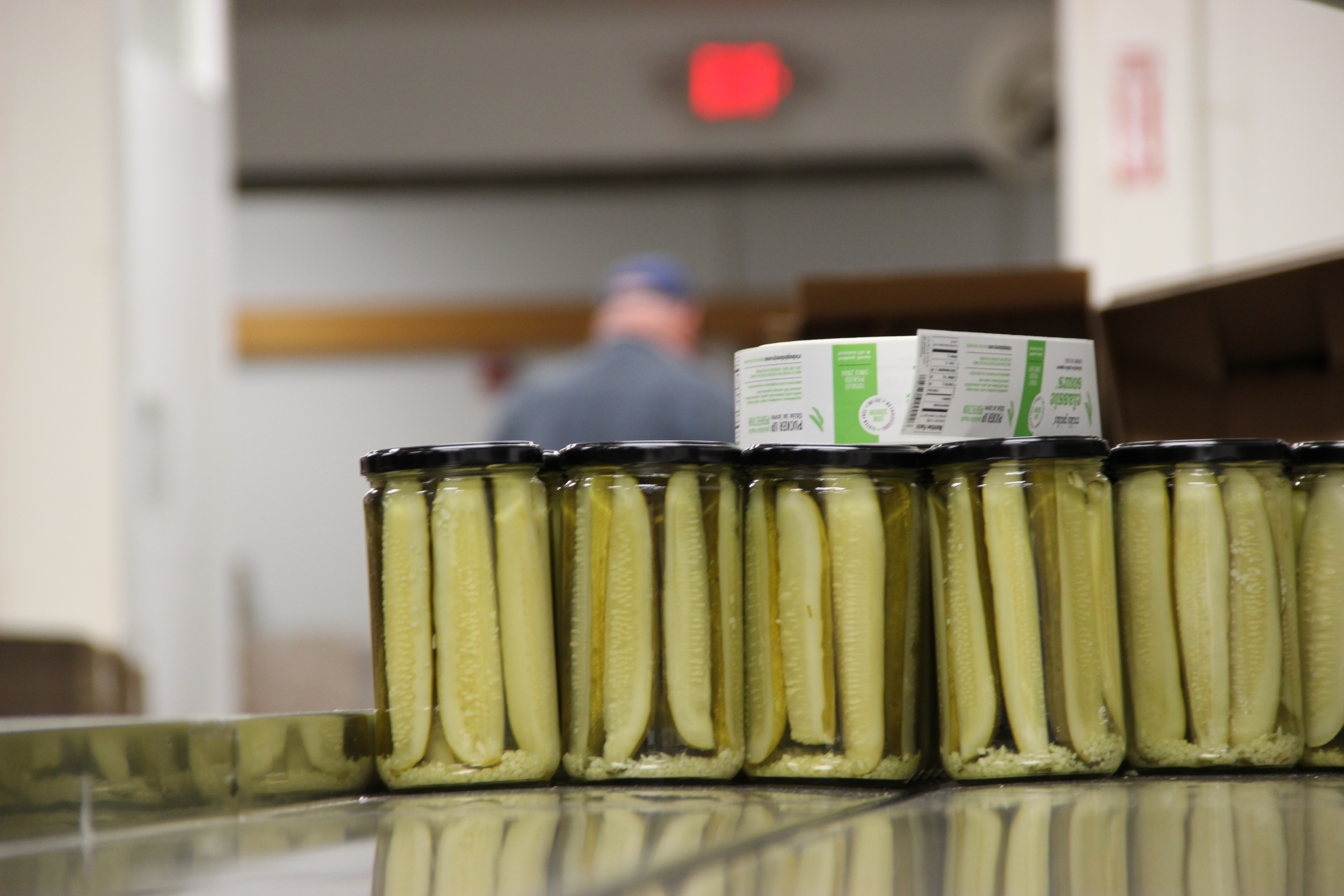 Pickles Ready to be Labled