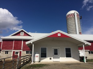 Stormfield Swiss milking barn. (Photo by Sophia).