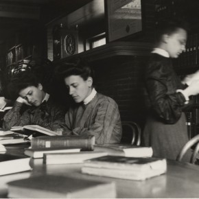 Library students studying ca 1901-1904