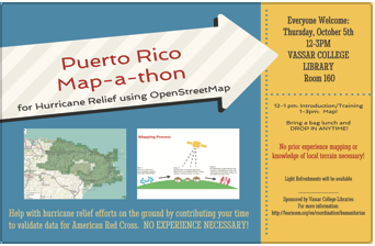 Puerto Rico map-a-thon flyer