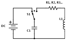 EM circuit DC R