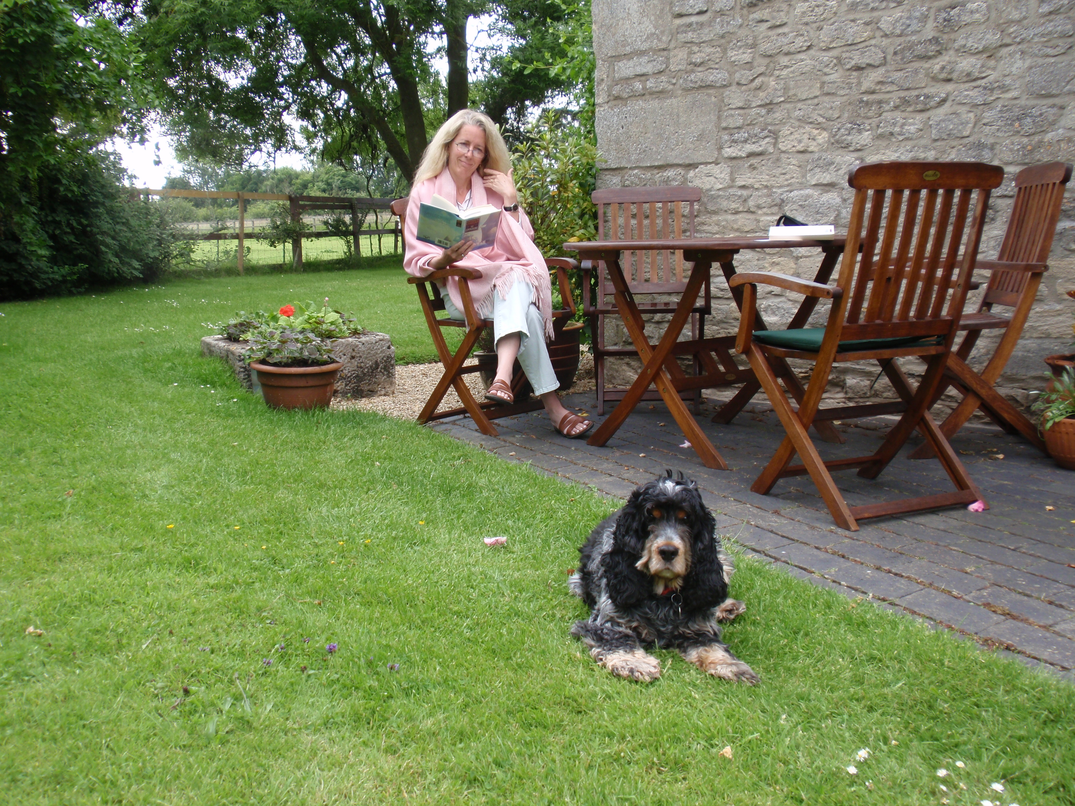 K. Libin and Rusty in Oxfordshire