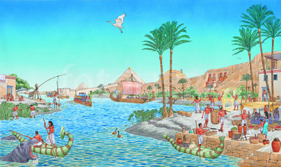 ancient egyptian nile river