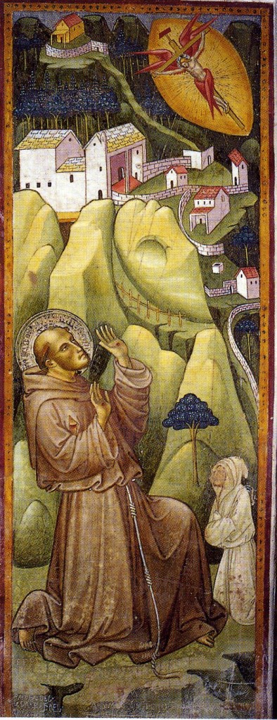 St. Francis, Fresco S. Croce Chapel, Volterra