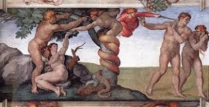 Fig.Michelangelo, Temptation and Expulsion