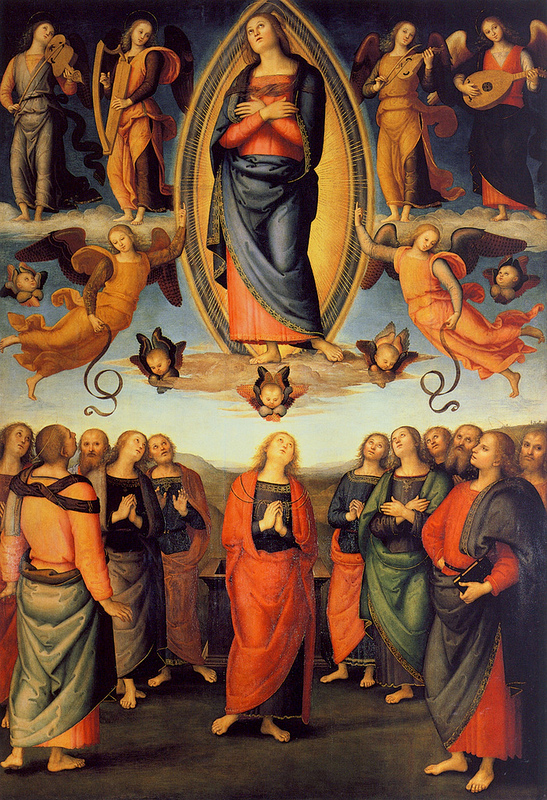 Fig. Perugino Assumption of the Virgin