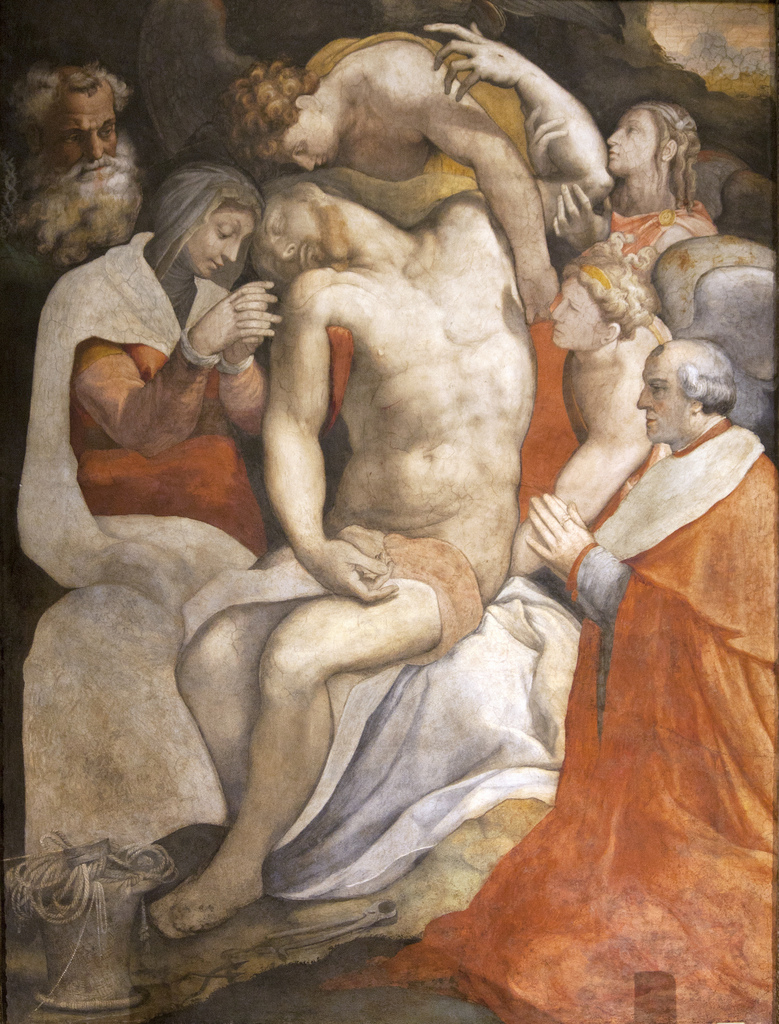 Francesco Salviati, Descent from the Cross, Chapel of the Pietà, S. Maria dell'Anima, Rome