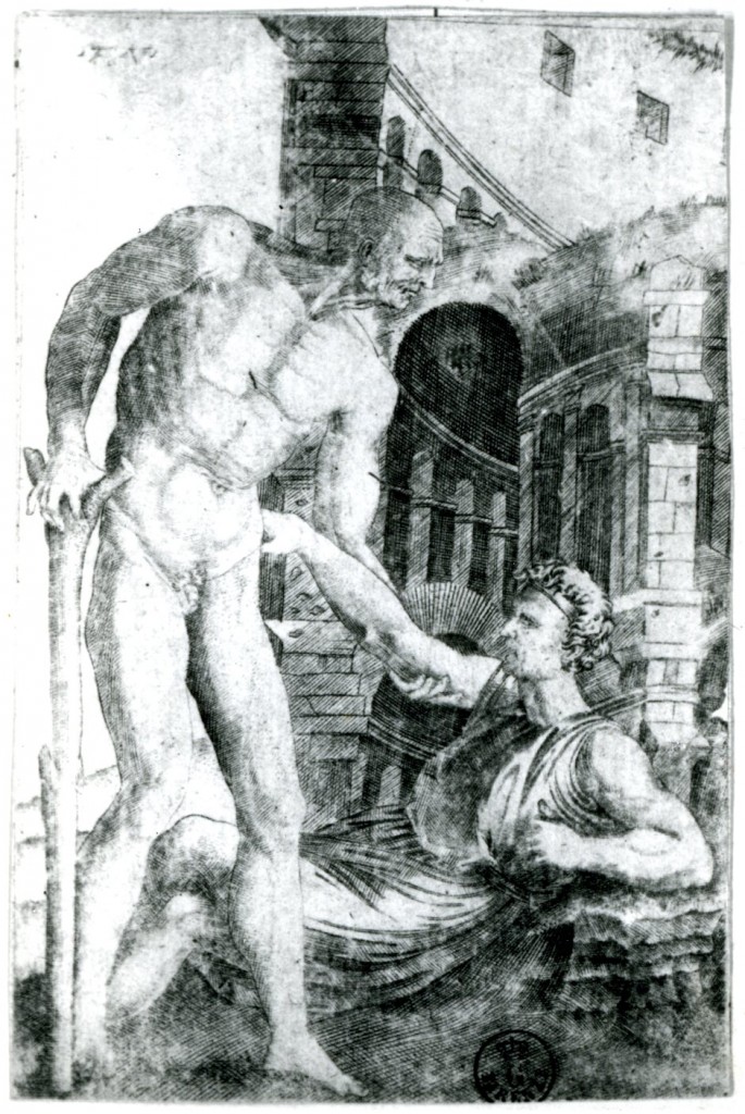 Fig. Veneziano, Old Man Helping Another