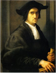 RP.8 Portrait of a Man Holding a Book and a  Glove