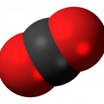 Molecule of Carbon Dioxide 