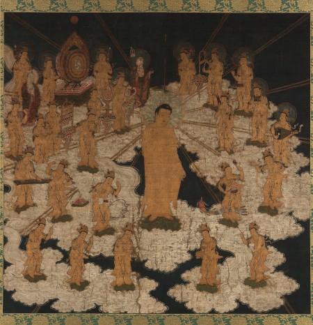 Welcoming Descent of the Buddha of Infinite Light and Twenty-five Bodhisattvas