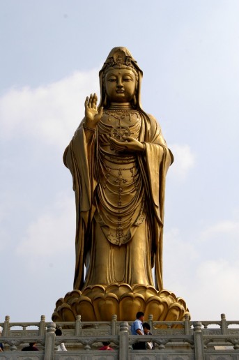 Statue of Guanyin on Mount Putuo Island
