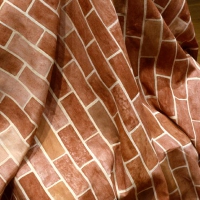 Draped Brick House (detail)