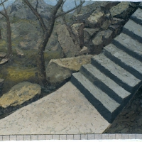 Subway Wall Model (Detail)