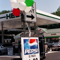 Balloons and Pepsi