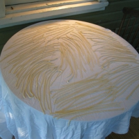 Drying Pasta on the Porch