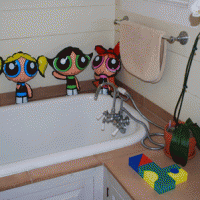 Power Puff Girls after a Bath
