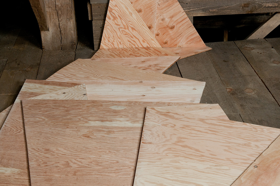 Folded Plywood 18 (Detail)