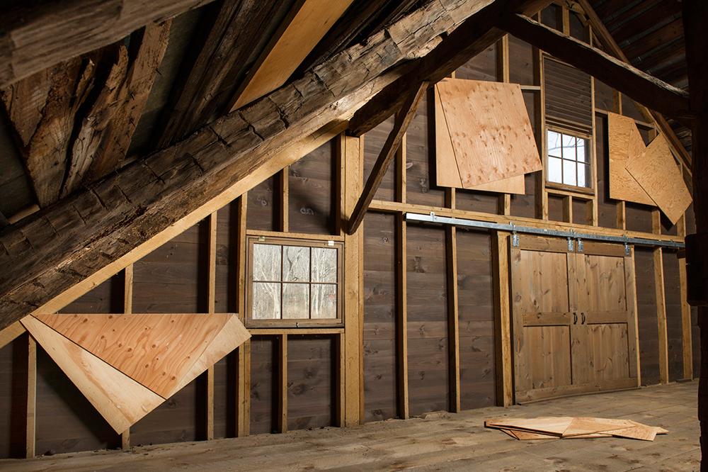 Folded Plywood Installed in Dutch Barn 4