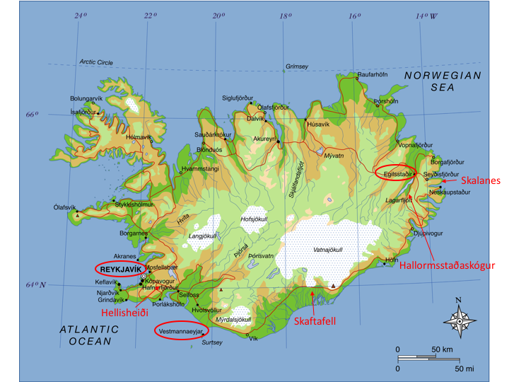 » Planned Itinerary – Subject To Change Slightly Iceland Study Trip 2024