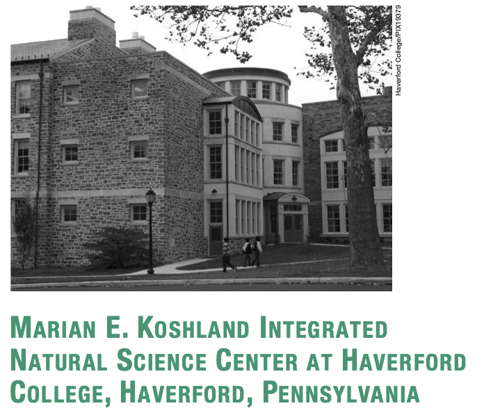 Marian E. Koshland Integrated Natural Science Center at Haverford College