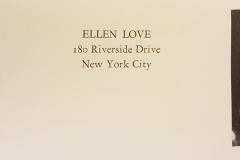 Ellen Love in Vassar Yearbook (1927)