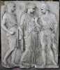 Hermes, Eurydice and Orpheus Plaster Cast, Late 1800's